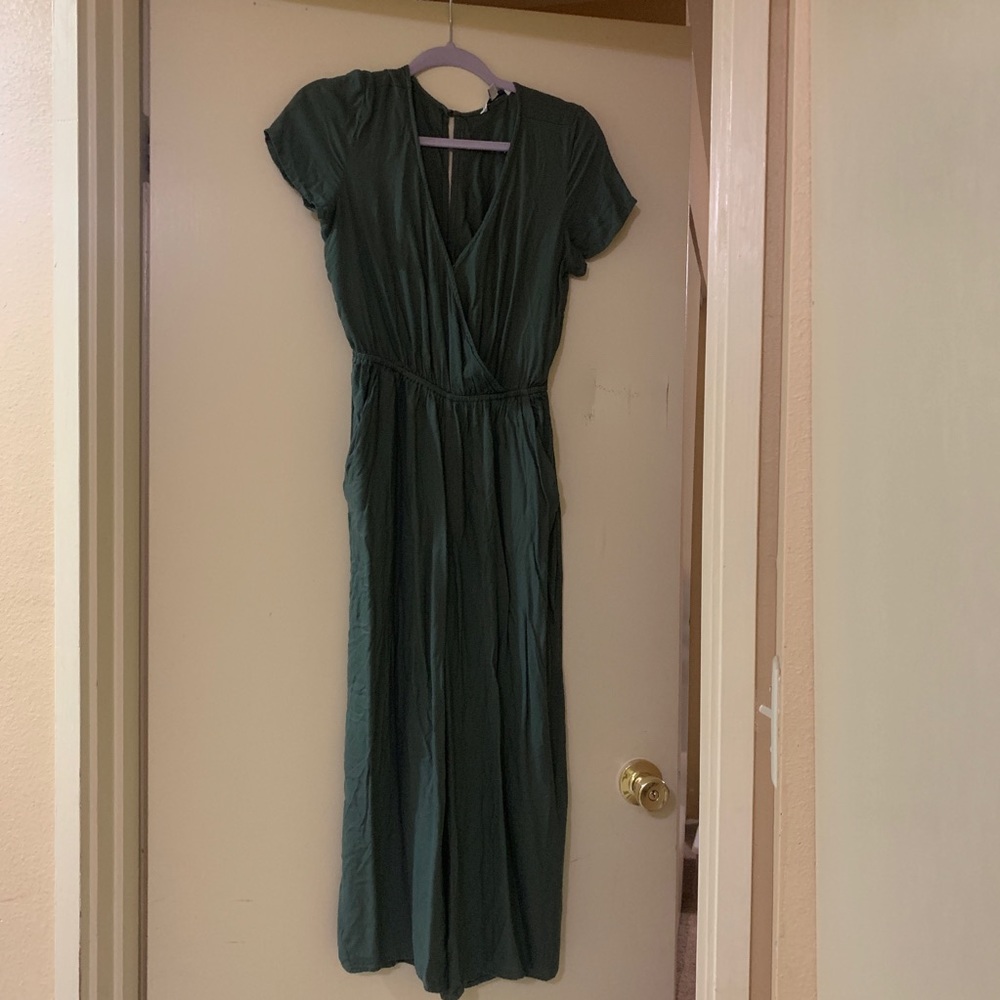 AEO Surplice Jumpsuit